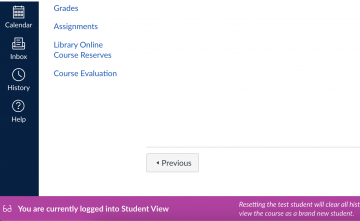 blank student view on Kaltura video